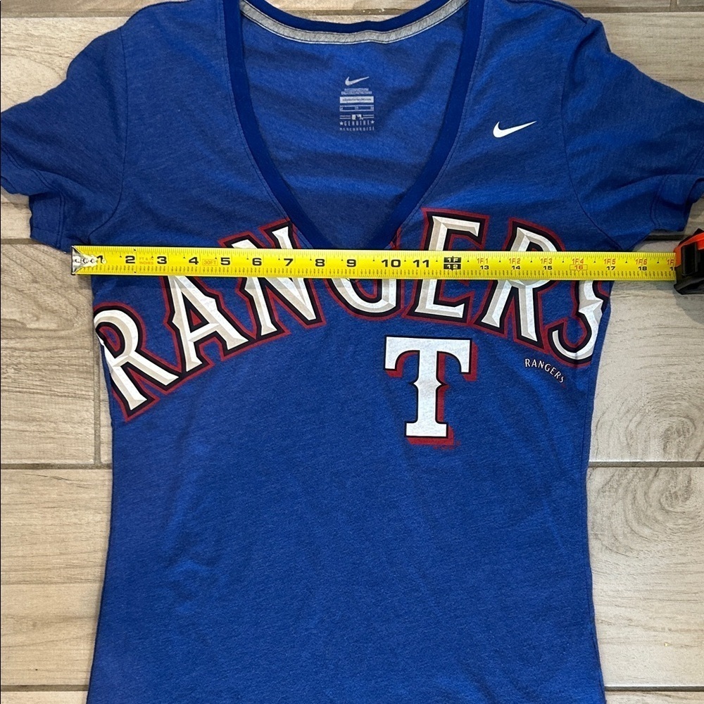 Nike Blue Rangers V-Neck Tee - Picture 4 of 5